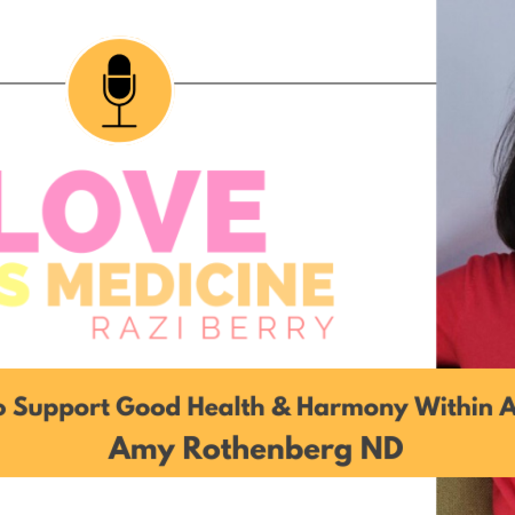 Love Is Medicine Podcast 074: How To Support Good Health & Harmony Within A Family w/ Amy Rothenberg