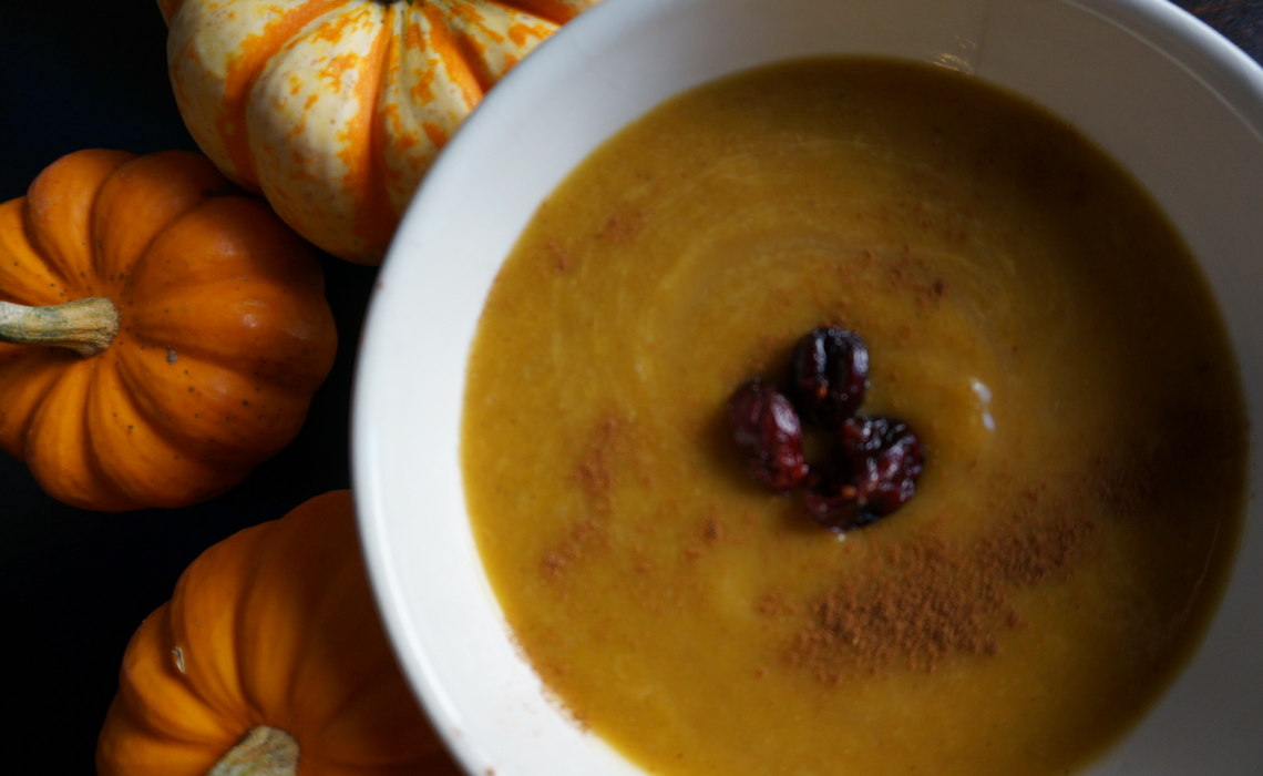 Sweet and Savoury Pumpkin Soup