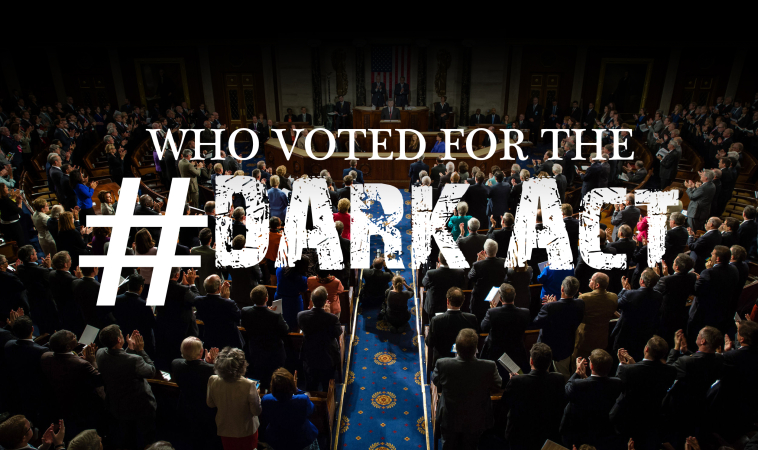 48 YEAs and 49 NAYs: Did Your Senator Vote for the #DARKAct?