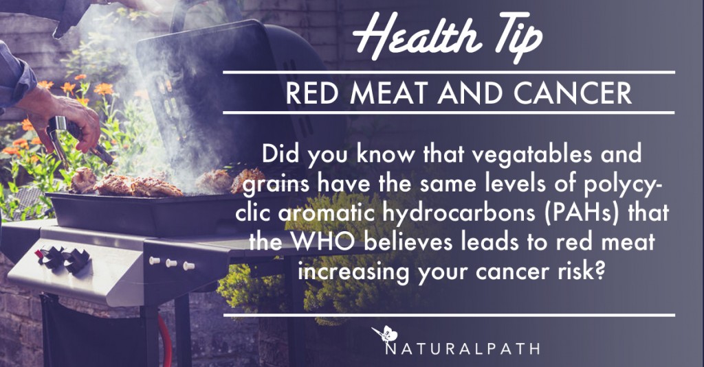 red meat and cancer tip